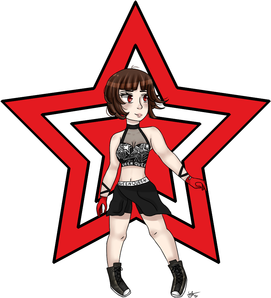 Makoto Nijima Dancing Star Night By Diamondgirl0708 - Illustration (1024x1024)