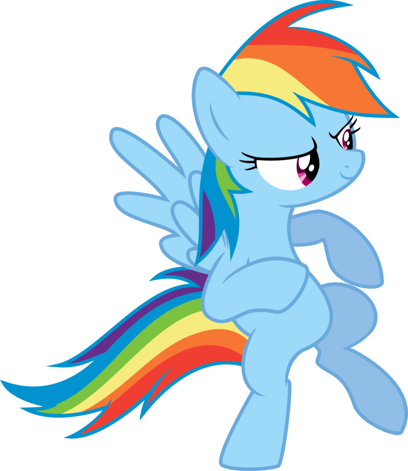 Rainbow Dance By Thunderelemental - My Little Pony Rainbow Dash Dance (832x960)
