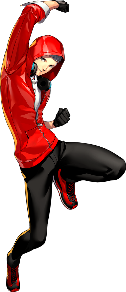 Clean Illustrations Of Mitsuru And Akihiko In Persona - Persona 3 Dancing Moon Night Akihiko (484x1115)
