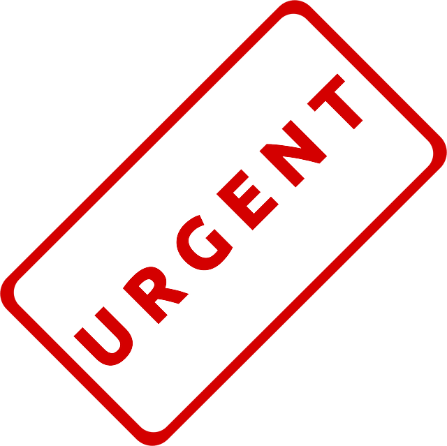 Business, Document, File, Filing, Office, Stamp - Urgent Clipart (640x639)