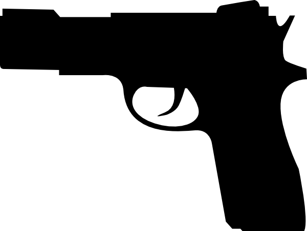 Gun Silhouette Png (600x452)