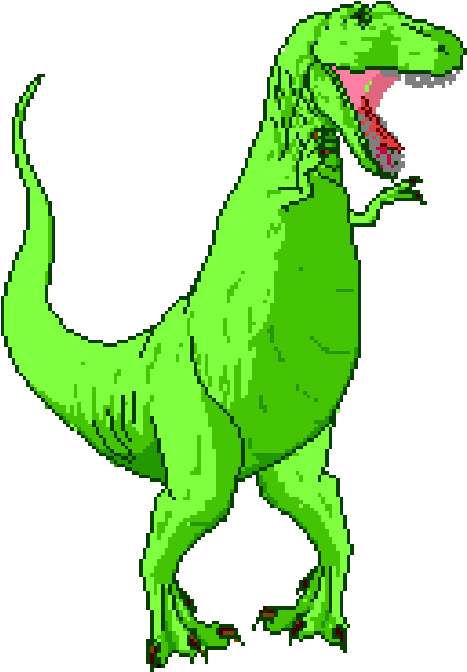 Cartoon Dinosaur Gif - Dancing T Rex Gif (500x681)