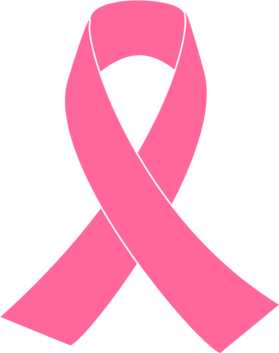 Pink Ribbon Icon Logo Vector - Pink Breast Cancer Ribbon (1200x1200)