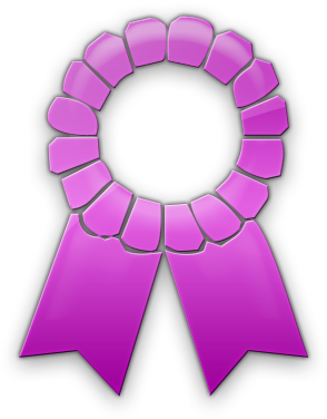 Award Ribbon Icon Style2 - Purple Award Ribbon Clipart (420x420)