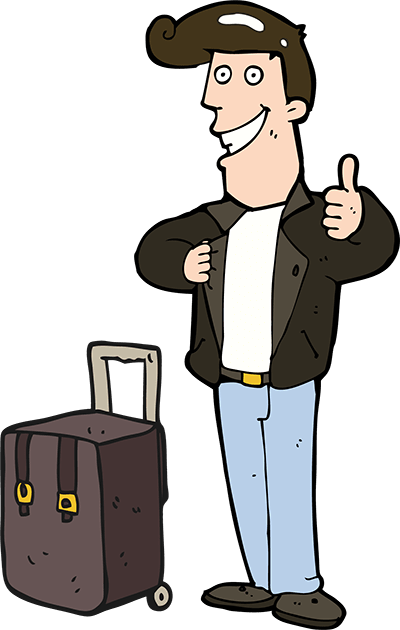 However Hard Cases Are Inflexible Which Can Sometimes - Cartoon Cool Guy (400x630)