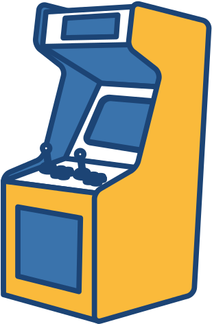 Arcade Videogame Isolated - Video Game (550x550)