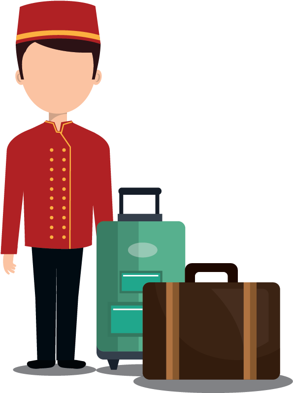 Need A Place To Stay For The Gala - Bell Boy (887x887)