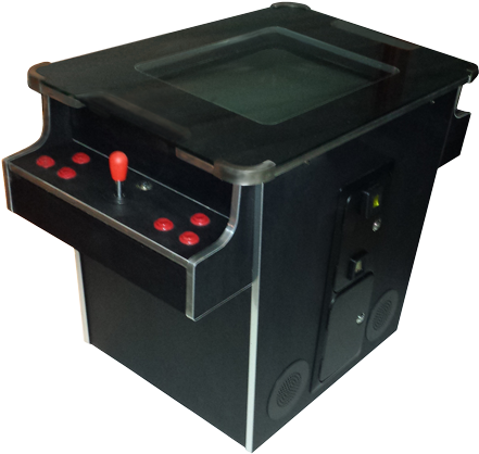 Cocktail Table Arcade Machine Black Chrome - Arcade Game (450x450)
