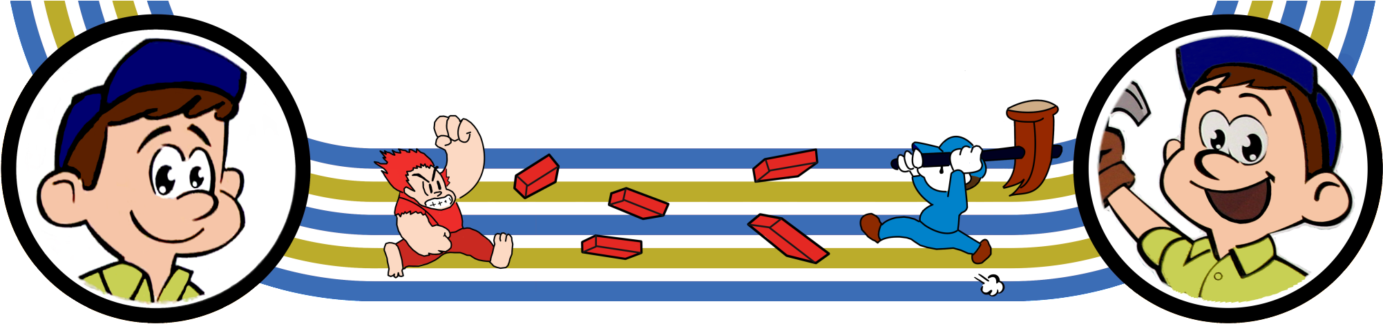 Wreckitralphbezelbottom - Fix It Felix Jr Side Art (2044x485)
