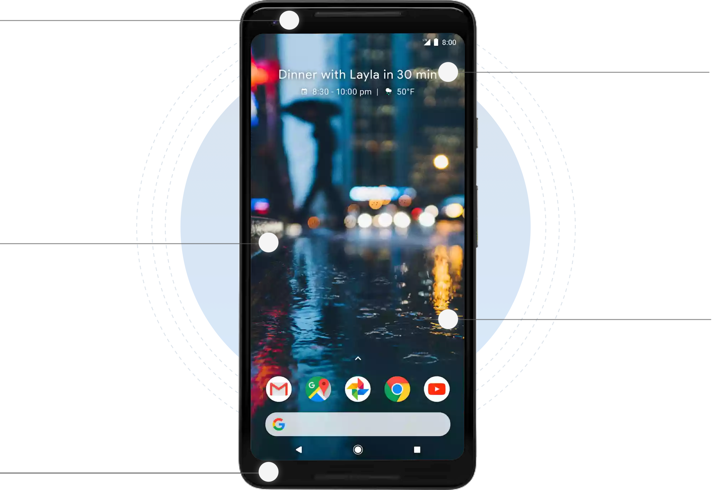 Phone - Camera - Google Pixel 2 Xl Otterbox Symmetry Case - Black (2391x1647)