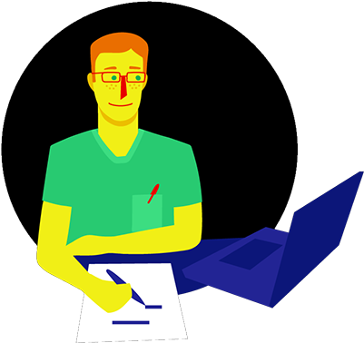 The Office Team Onboards Patients By - Illustration (400x400)