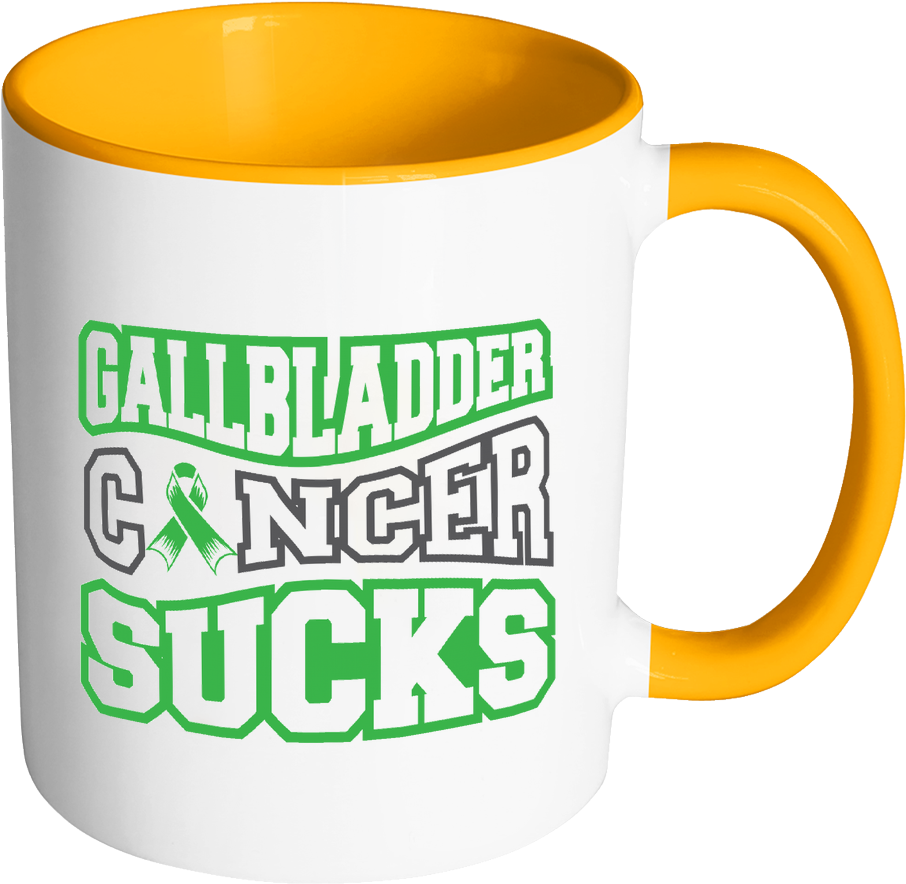 Gallbladder Cancer Sucks Gallbladder & Bile Duct Cancer - Mug (1024x1024)