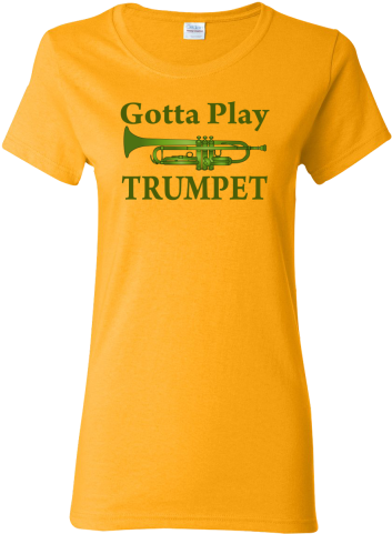 Gotta Play Trumpet Music Gift Women's T-shirt Has Green - Gotta Play Trumpet Rectangle Magnet (480x480)