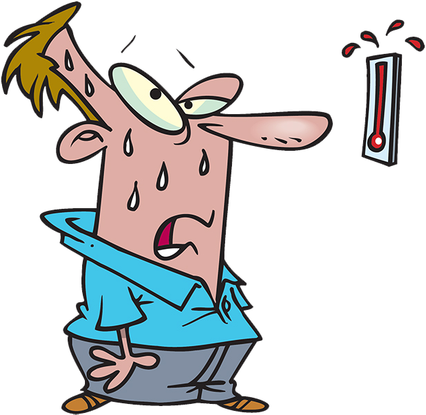 Humidity Clipart Hot Summer - Hot Temperature (617x600)