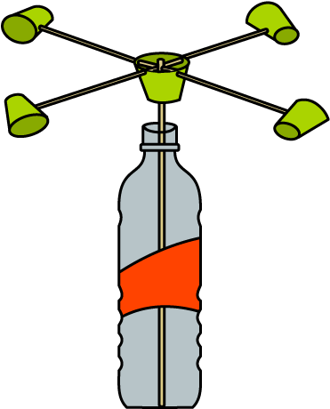 How To Make An Anemometer - Make An Anemometer For A Science Project (615x501)