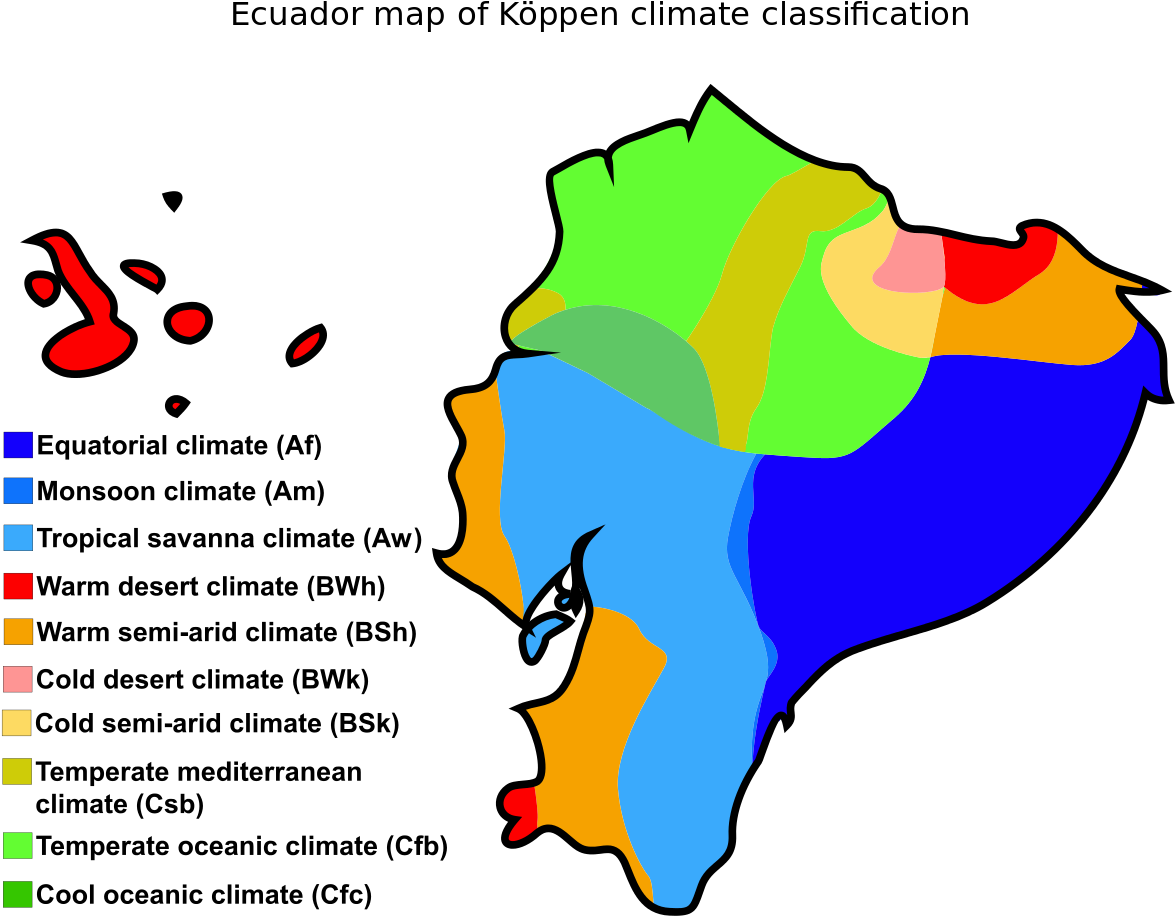 Mediterranean Clipart Weather And Climate - Natural Resources In Ecuador (1200x925)