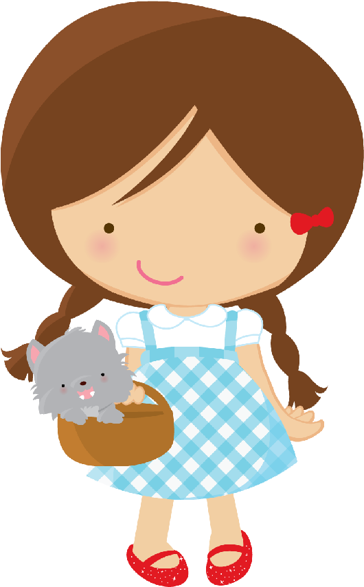 O Mágico De Oz - Wizard Of Oz Dorothy Clipart (587x900)