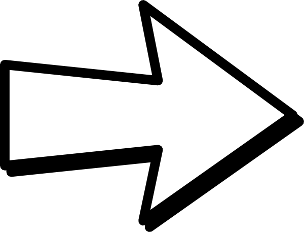 Arrow Clip Art - White Arrow Png (600x457)