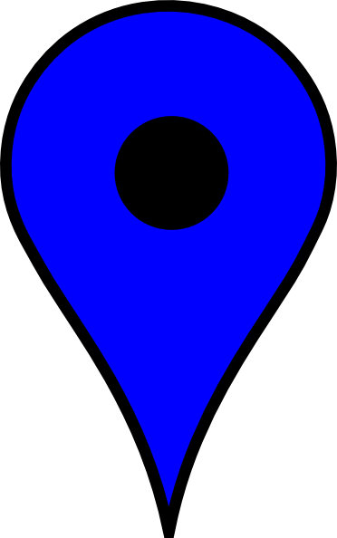 Blue Location Marker Small (372x594)