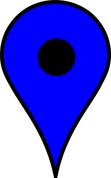 Blue Location Marker Small 372x594 Png Clipart Download