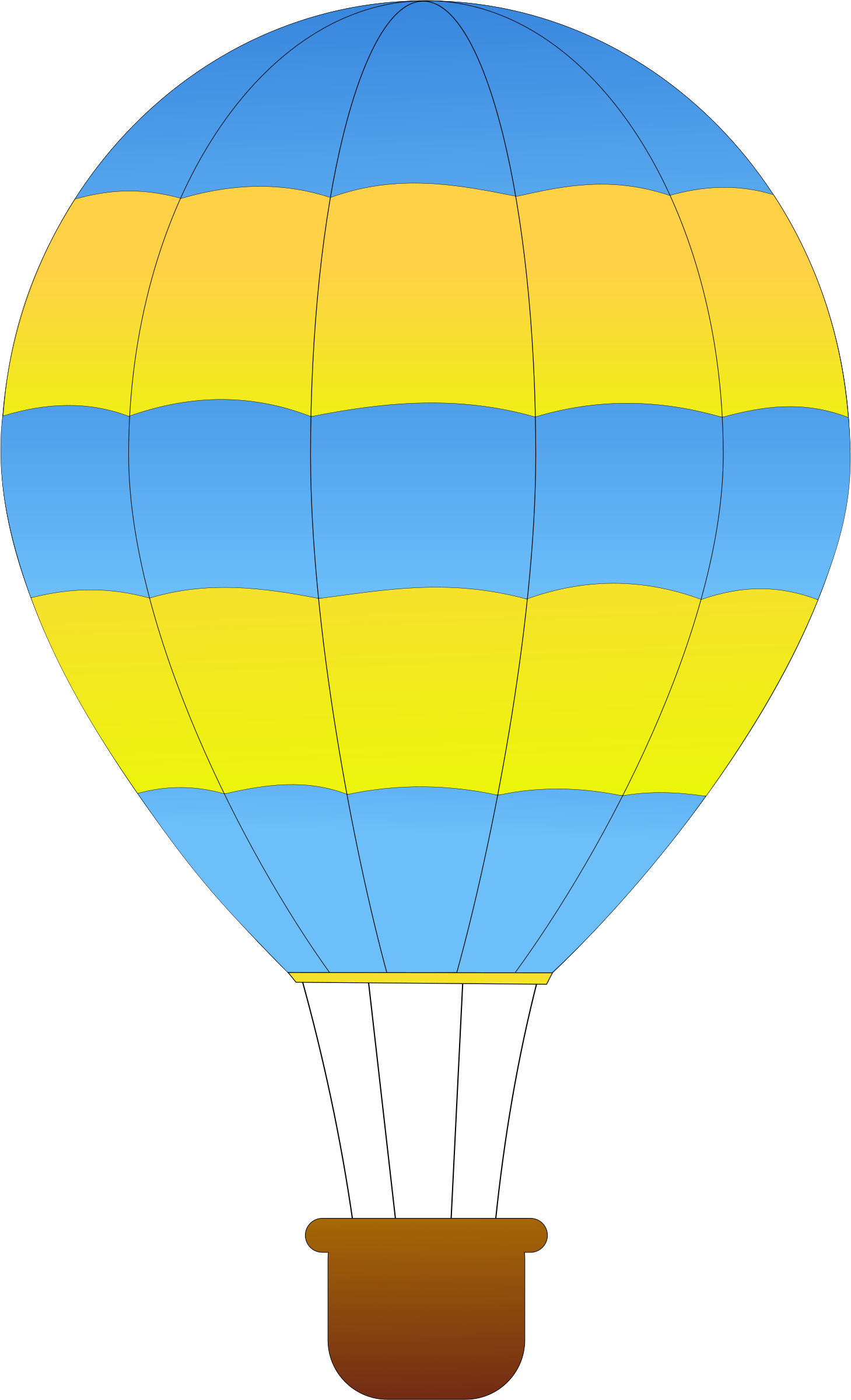 Hot Air Balloon Clip Art Png - Hot Air Balloon Clip Art Png (1459x2400)