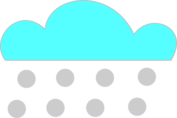 Hail Clip Art - Clip Art (600x402)