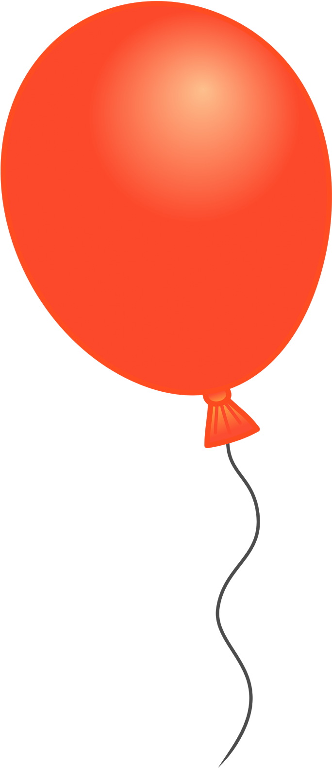 Birthday Balloons - Single Balloons Png (718x1600)