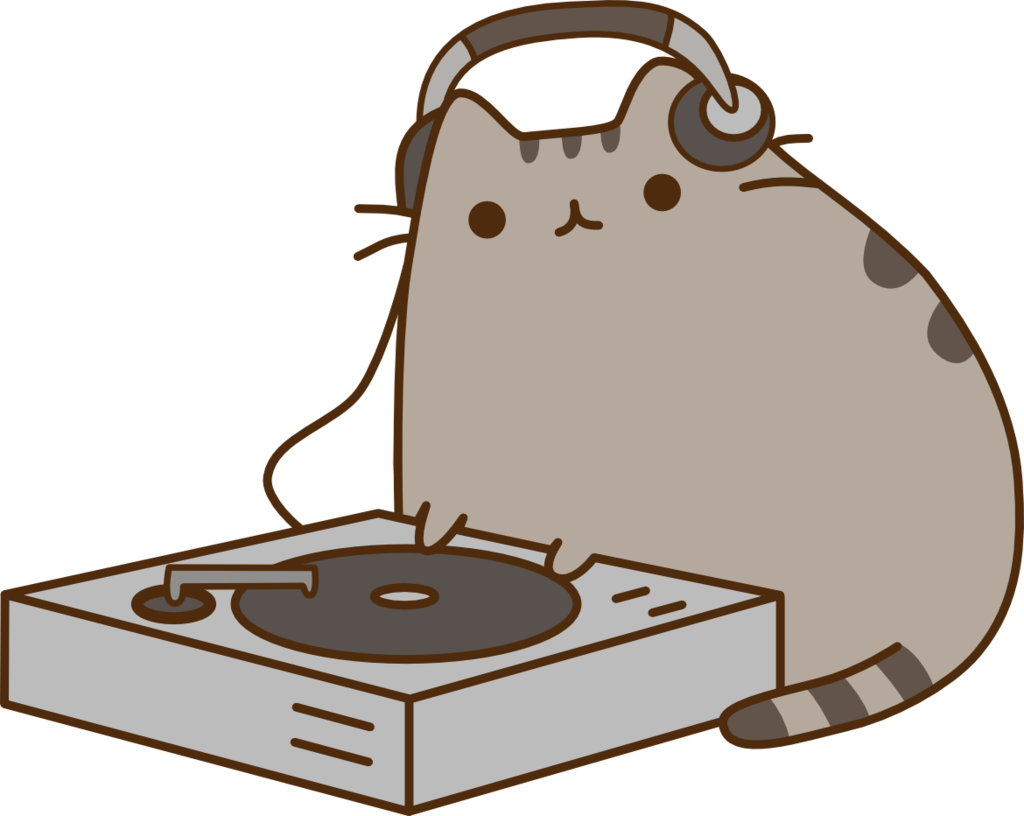 28 Collection Of Pusheen Cat Clipart - Pusheen The Cat Dj (1024x816)