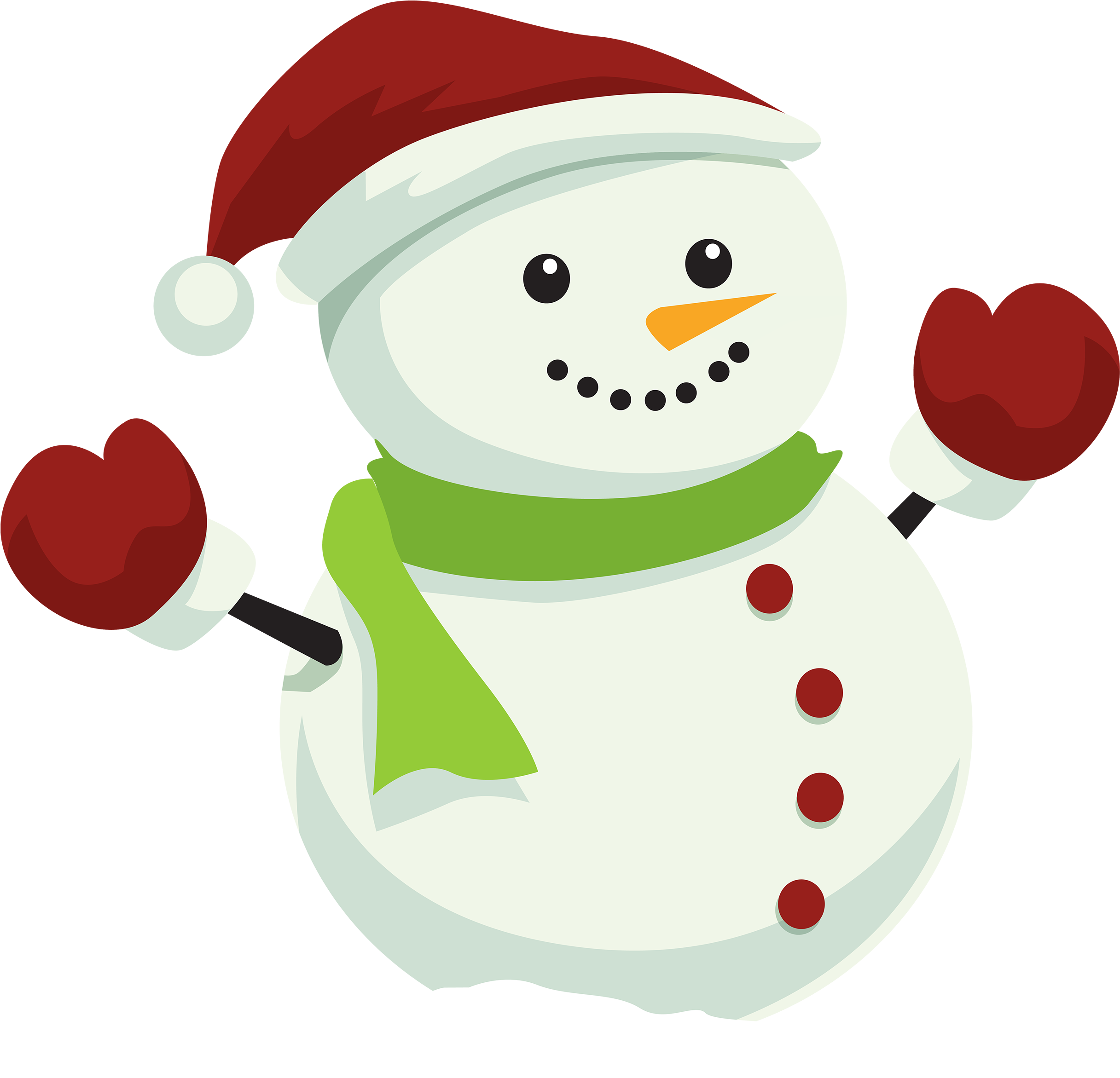 Snowman Png Pic - Transparent Snowman (2500x2408)