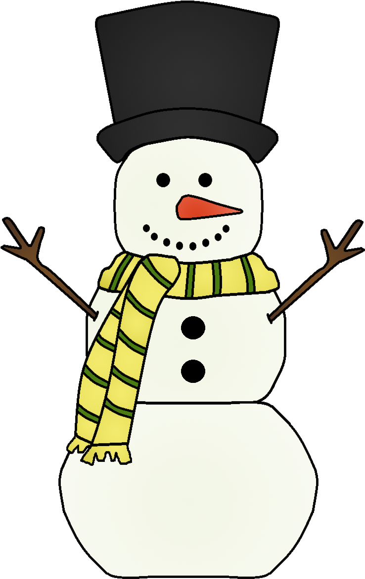 Graphics By Ruth Snowmen - Snowman (771x1190)
