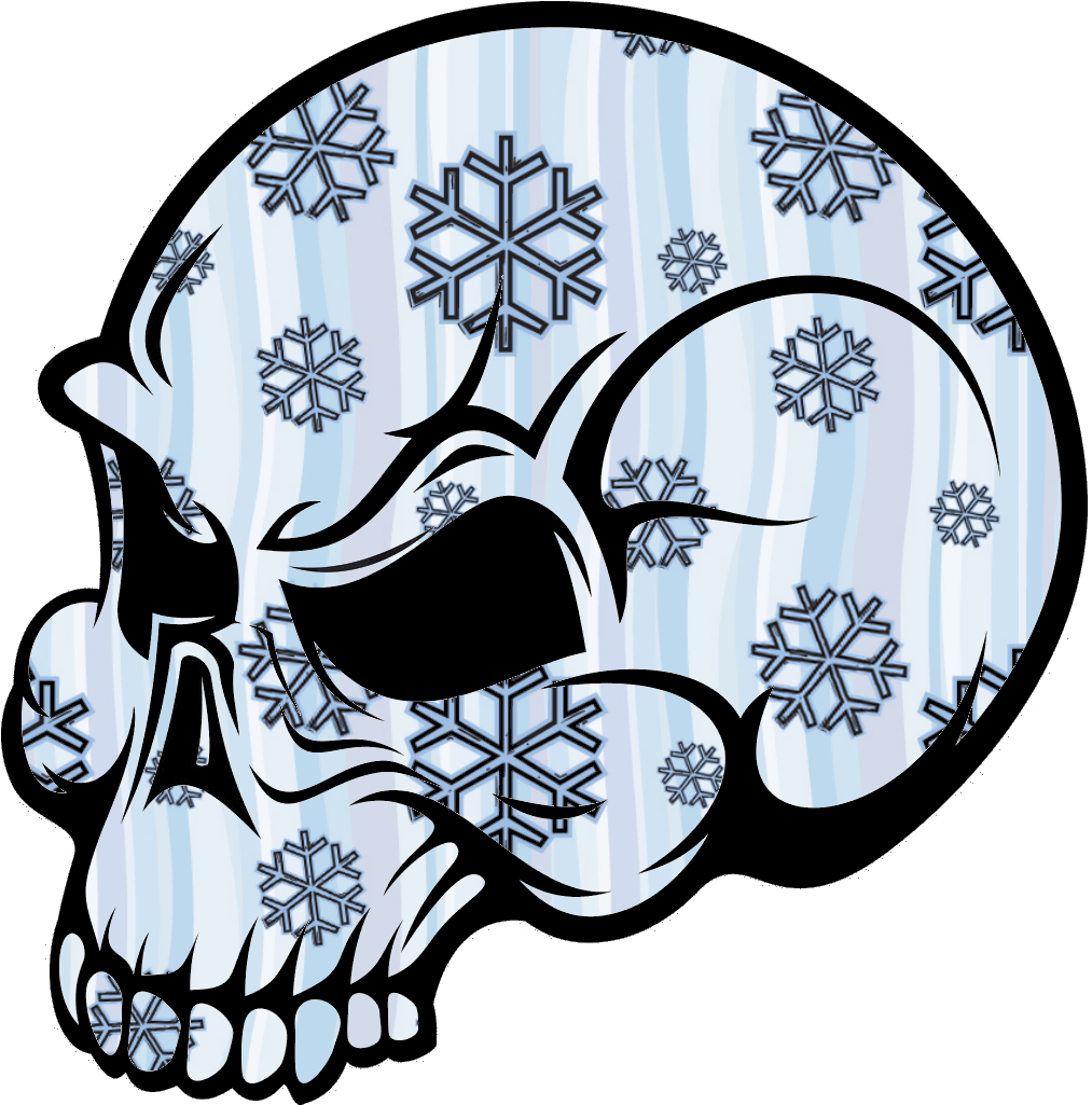 Skull Snow Image - Cool Skull Drawings Easy (1024x1044)
