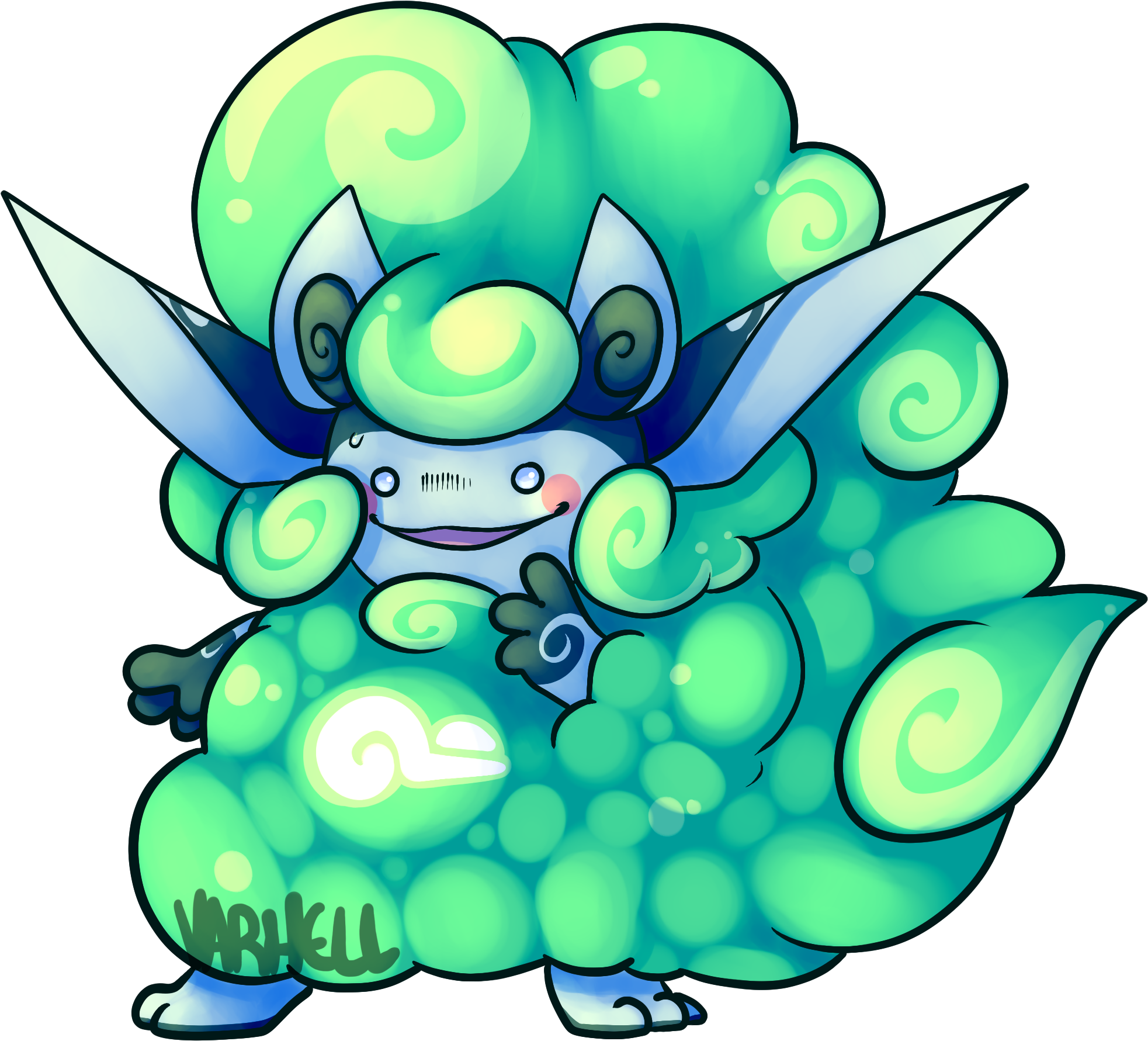fan-made Windy - Battle Cats Elemental Pixies.