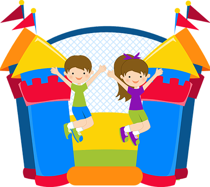 Denver Bouncy Jump House - Bouncy Castle Clip Art (425x379)