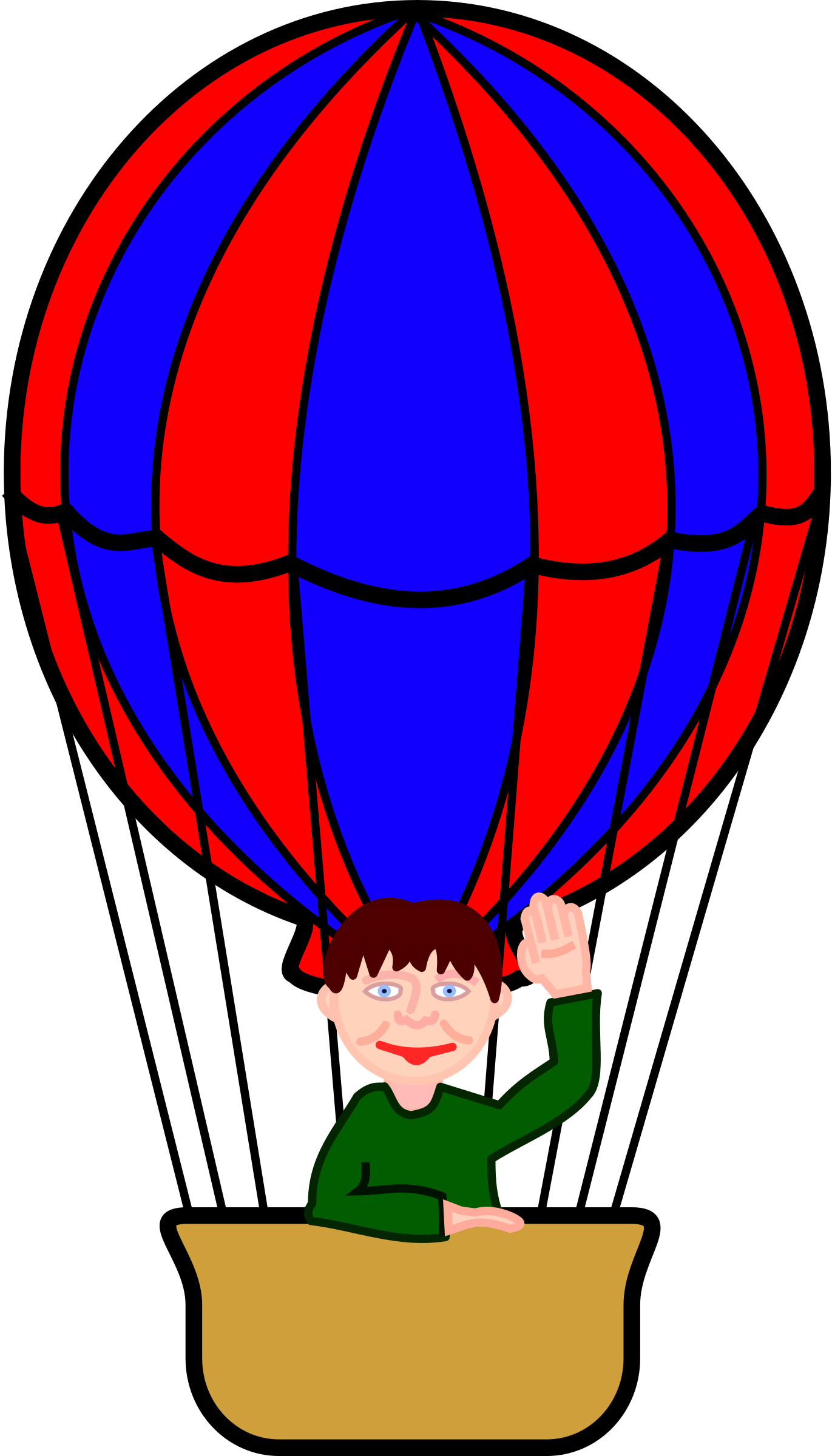 Balloon Clip Art - Heissluftballon Clipart (1371x2400)