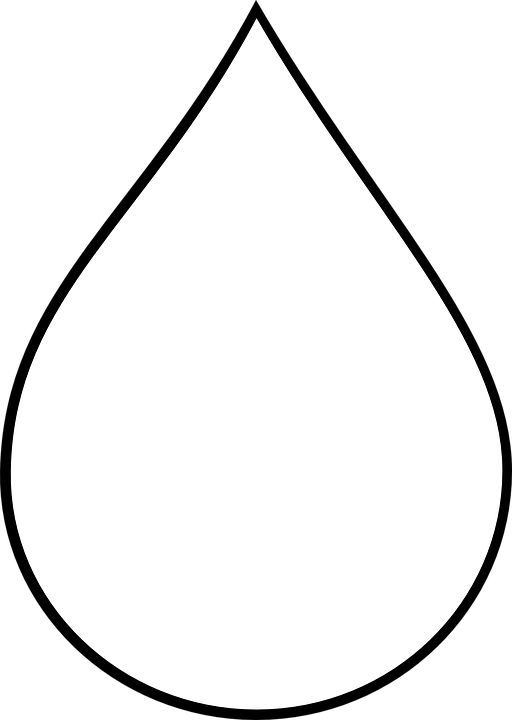 Rain Clipart Tear - White Water Drop Png (512x720)
