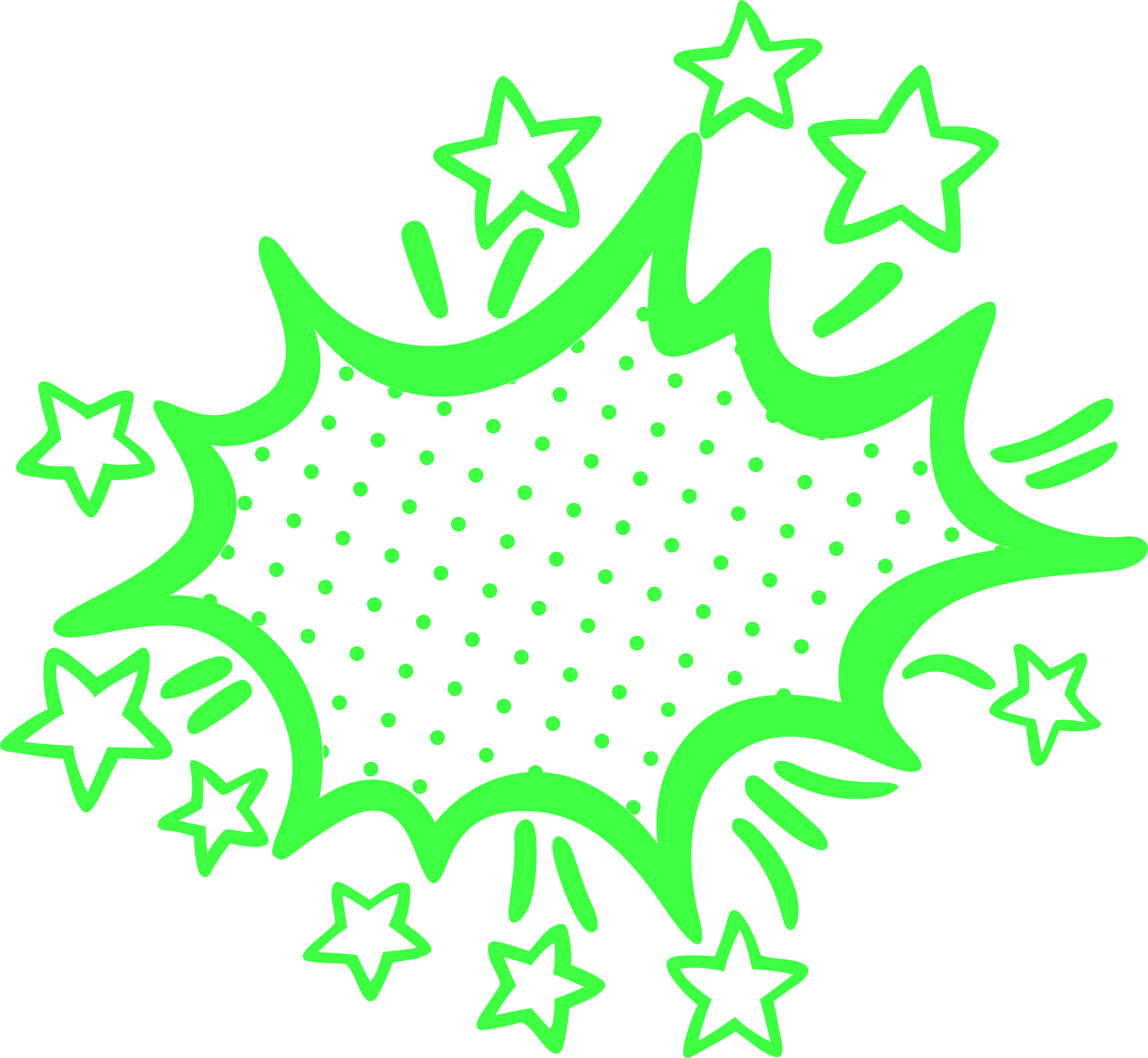 Lime Green Empty Comic Bubbles Rain Clipart Png Image - Bubbles Rain (3000x2765)