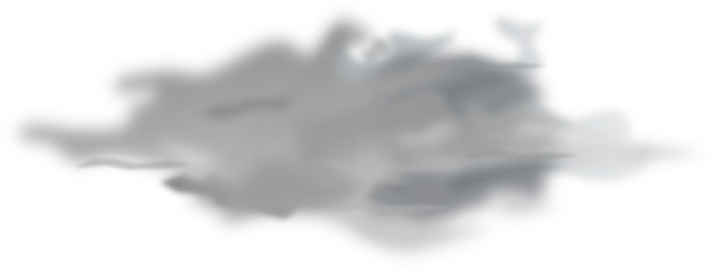 Weather Icon - Raining Cloud Transparent (2400x2400)