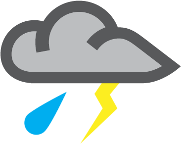 Thursday Thunderstorms - Gllbal News Weather Icons (512x512)