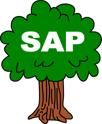 Transparent Sap Logo “ - Tree Sap Cartoon (405x495)