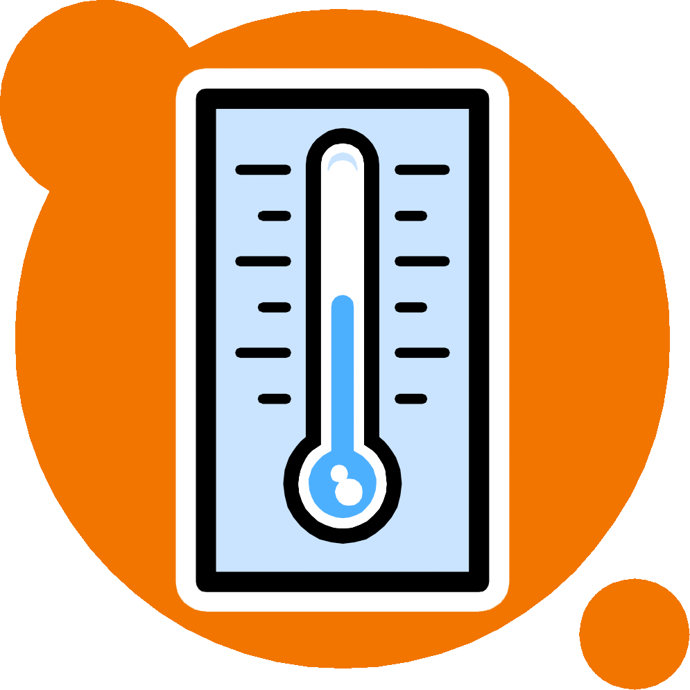 Chad Temperature, Chad Weather - Circle (995x995)
