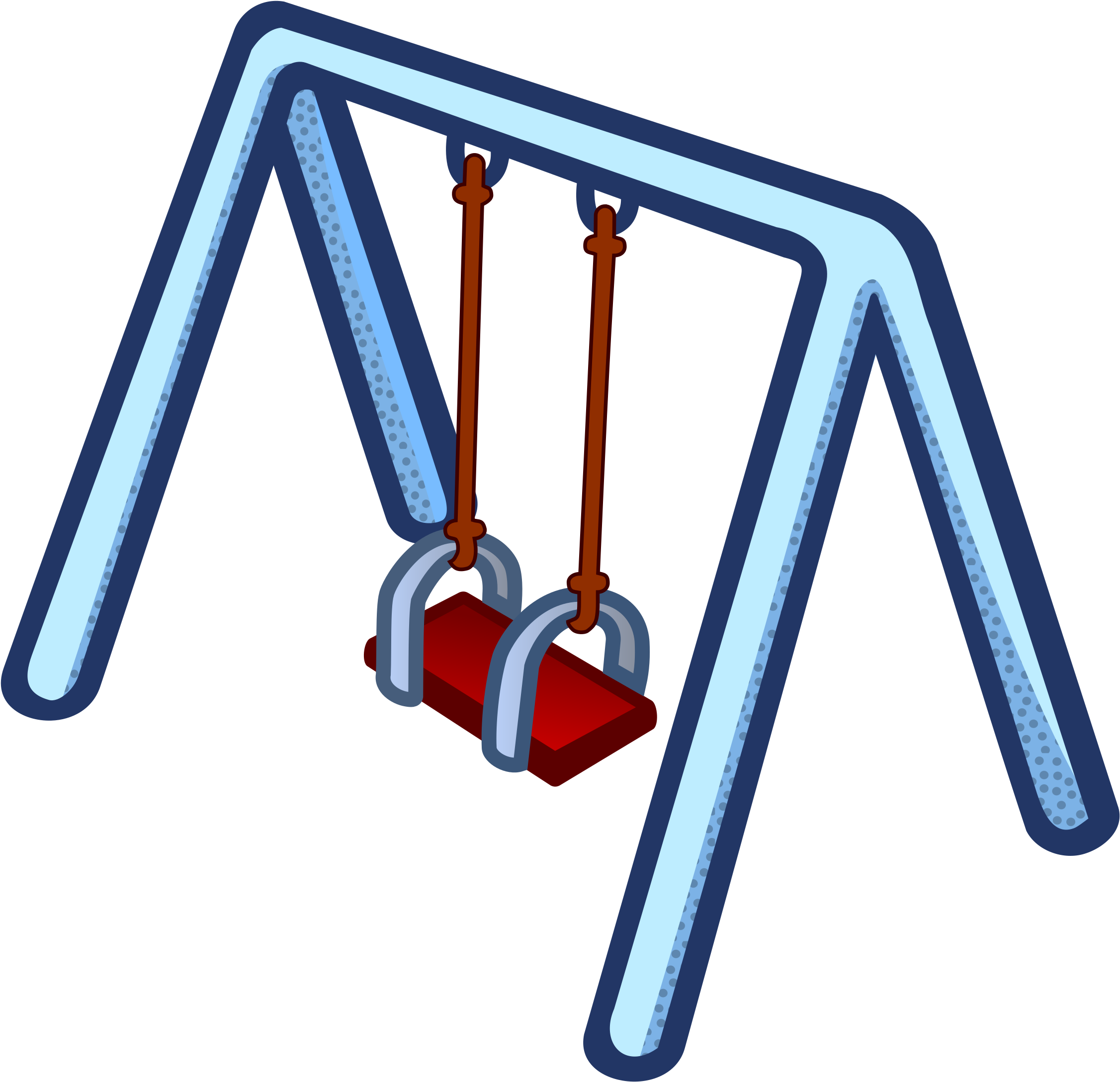 Clipart - Clip Art Of Swing (2400x2324)