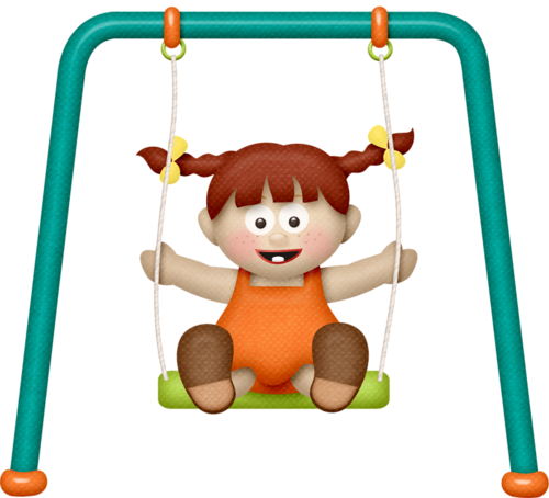 Lliella Playgroundgals Swinggirl1b - Playground Swing Clipart (1024x930)