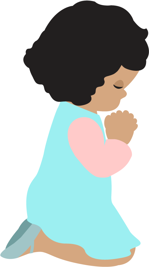 Lady Praying Clipart - Girl Praying Clipart (948x948)