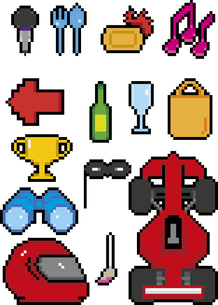 F1 Pixel Art - Pixel Art (702x981)