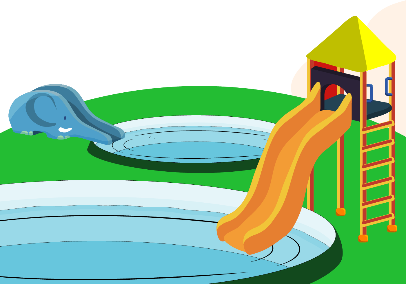 Euclidean Vector Playground Slide Water Slide - Euclidean Vector Playground Slide Water Slide (1935x1082)