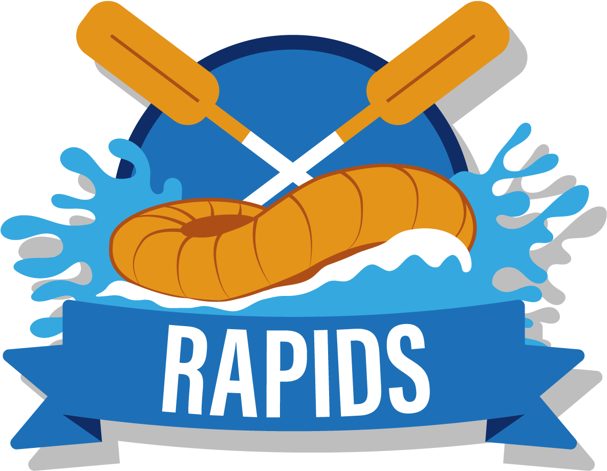 Rafting Clipart Water Ride - White Water Rafting Logo (1200x942)