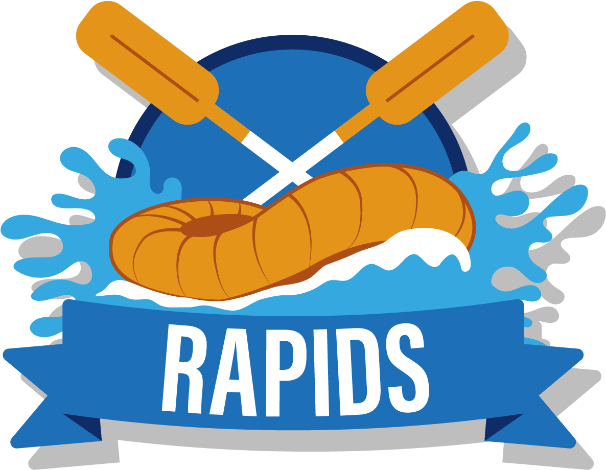 Rafting Clipart Water Ride - White Water Rafting Logo - (1200x942) Png ...