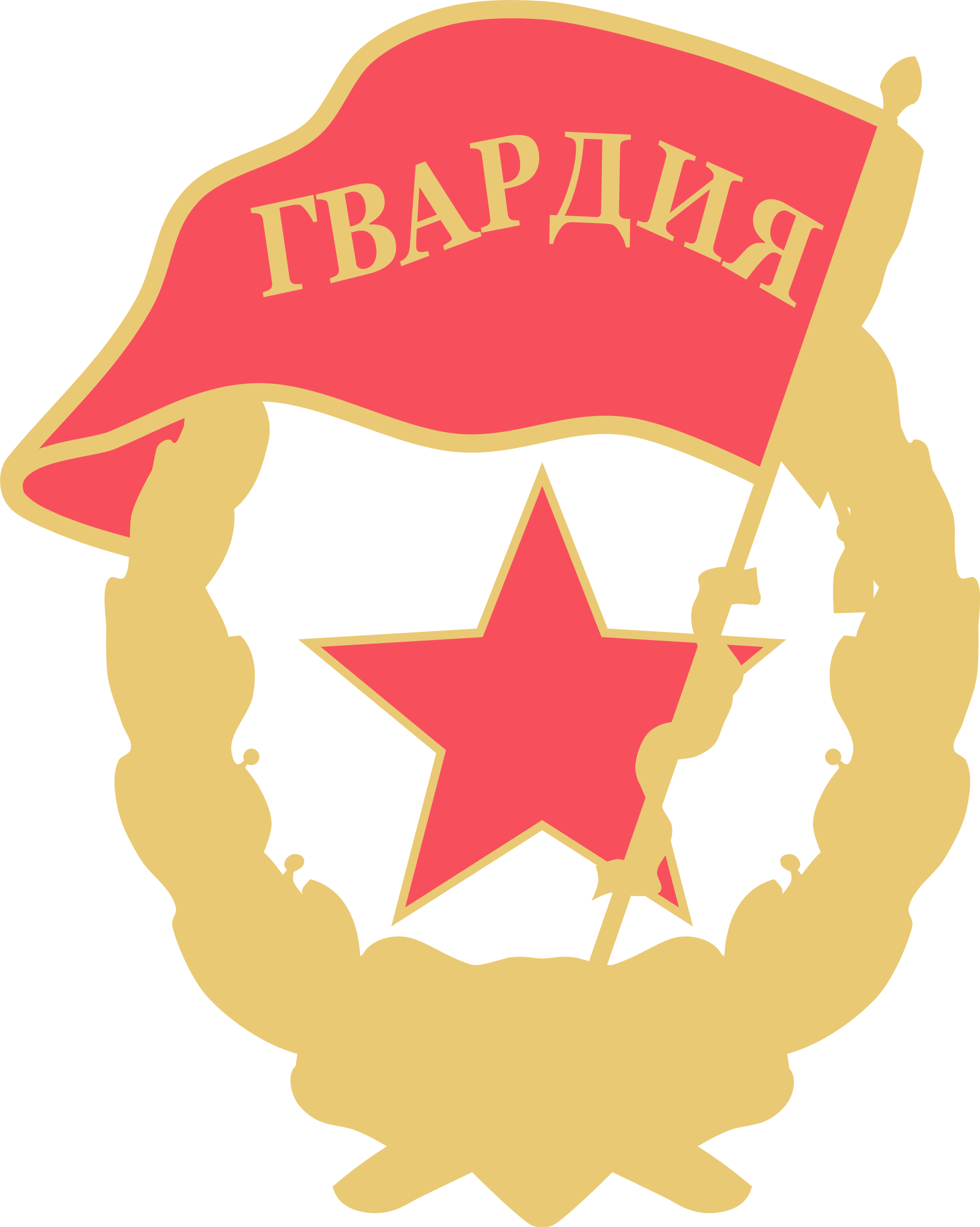 Soviet Badge Clipart - Soviet Guard Badge (1918x2400)