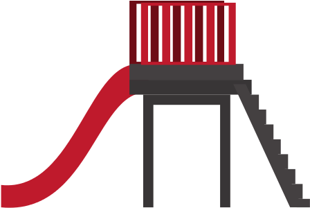 Playground Object Design Slide Icon - Vector Graphics (550x489)