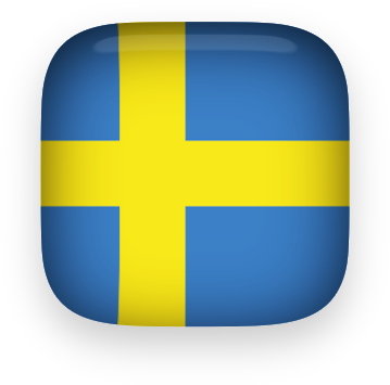 Sweden Flag Clipart - Swedish Flag Transparent Background (359x355)
